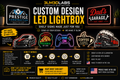 Custom Design LED Lightbox Shelf Sign – 9” & 12.5”