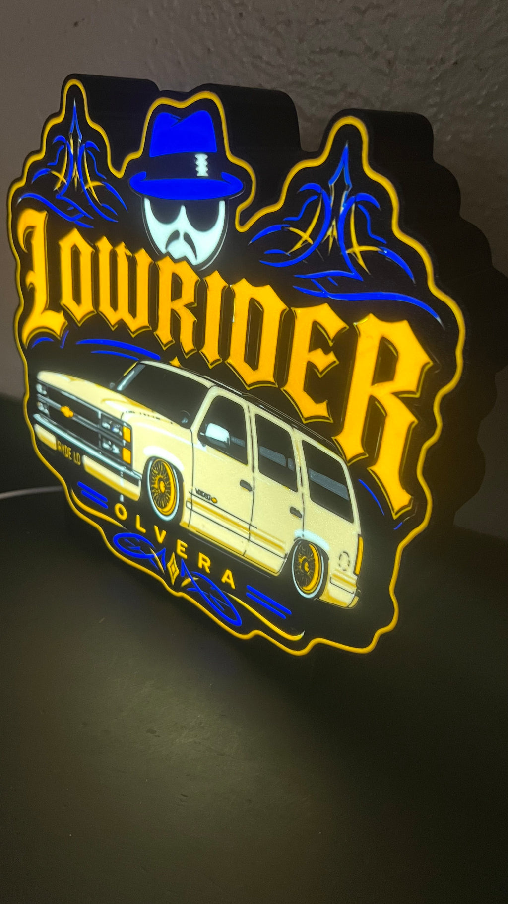 9" Lowrider LED Lightbox with Base | Illuminate What Matters.