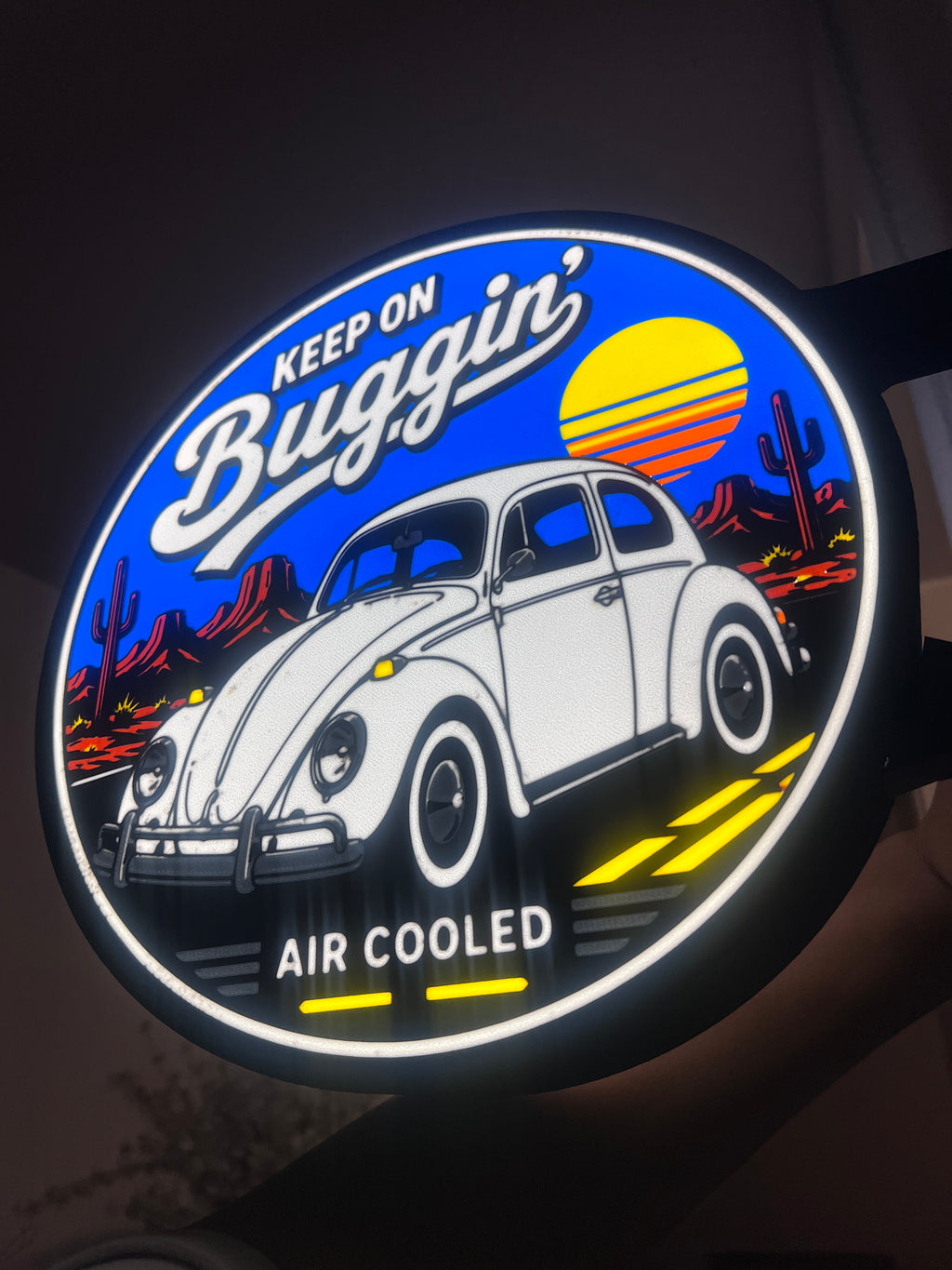 Keep On Buggin’ Double-Sided LED Service Style Display 12.5"