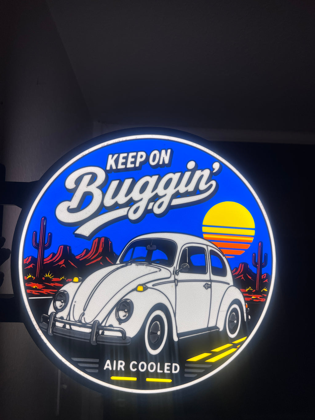 Keep On Buggin’ Double-Sided LED Service Style Display 12.5"