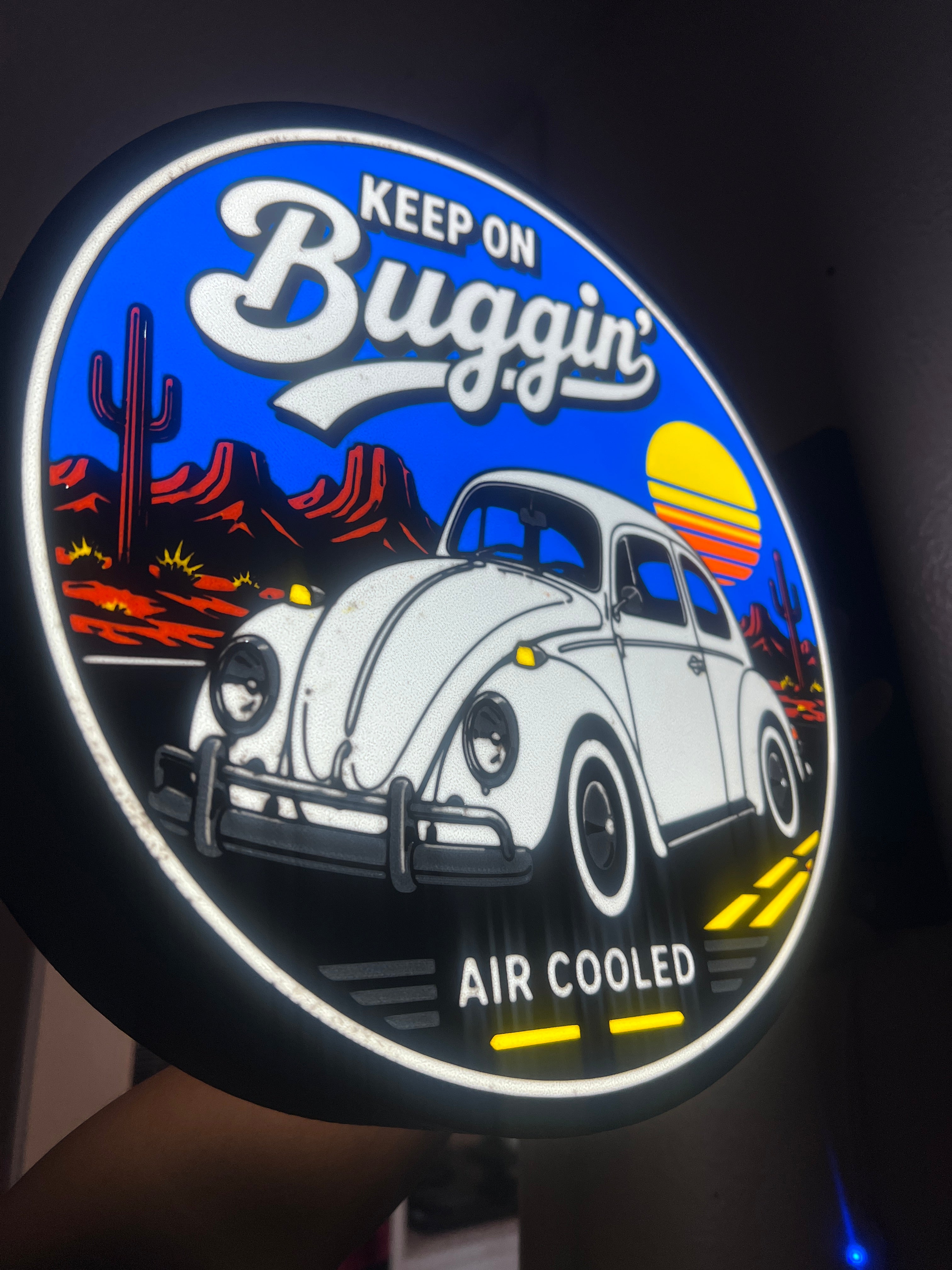 Keep On Buggin’ Double-Sided LED Service Style Display 12.5"