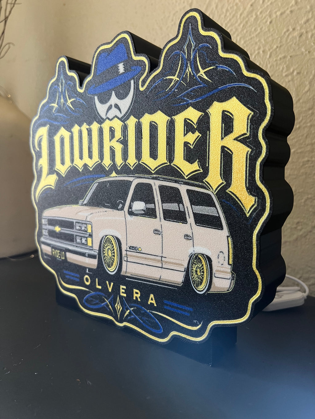 9" Lowrider LED Lightbox with Base | Illuminate What Matters.