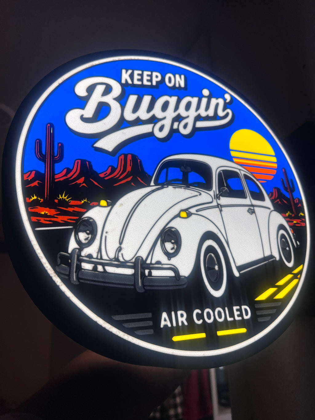 Keep On Buggin’ Double-Sided LED Service Style Display 12.5"