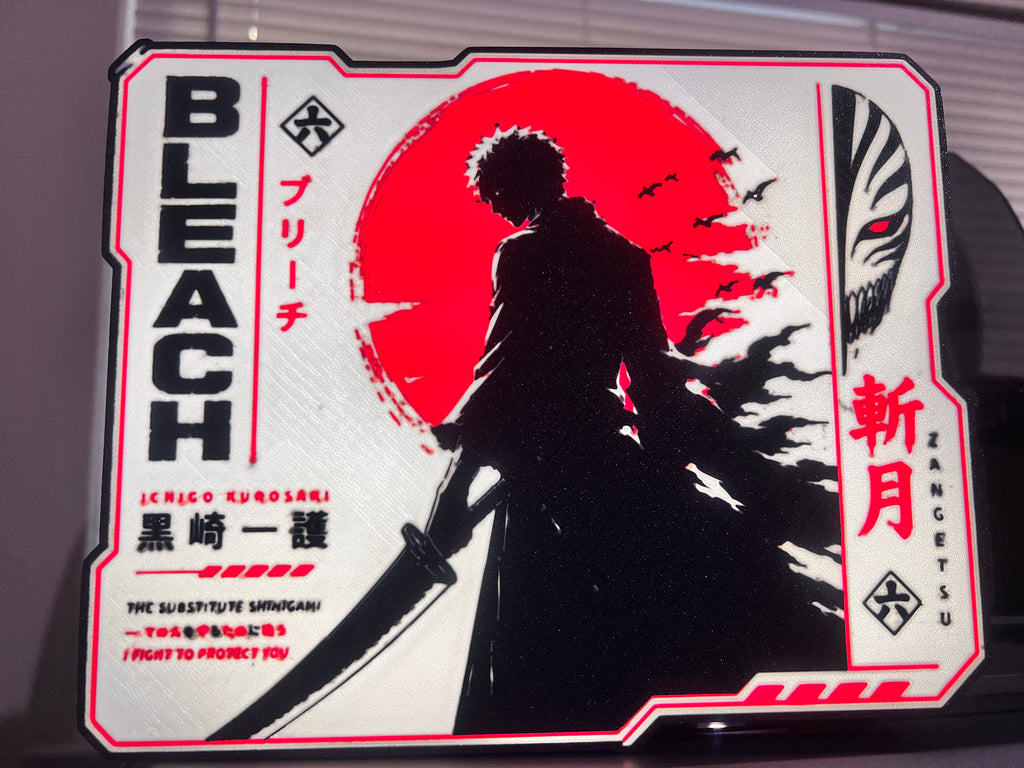 🔥 BLEACH Inspired Anime LED Desk Light 🔥