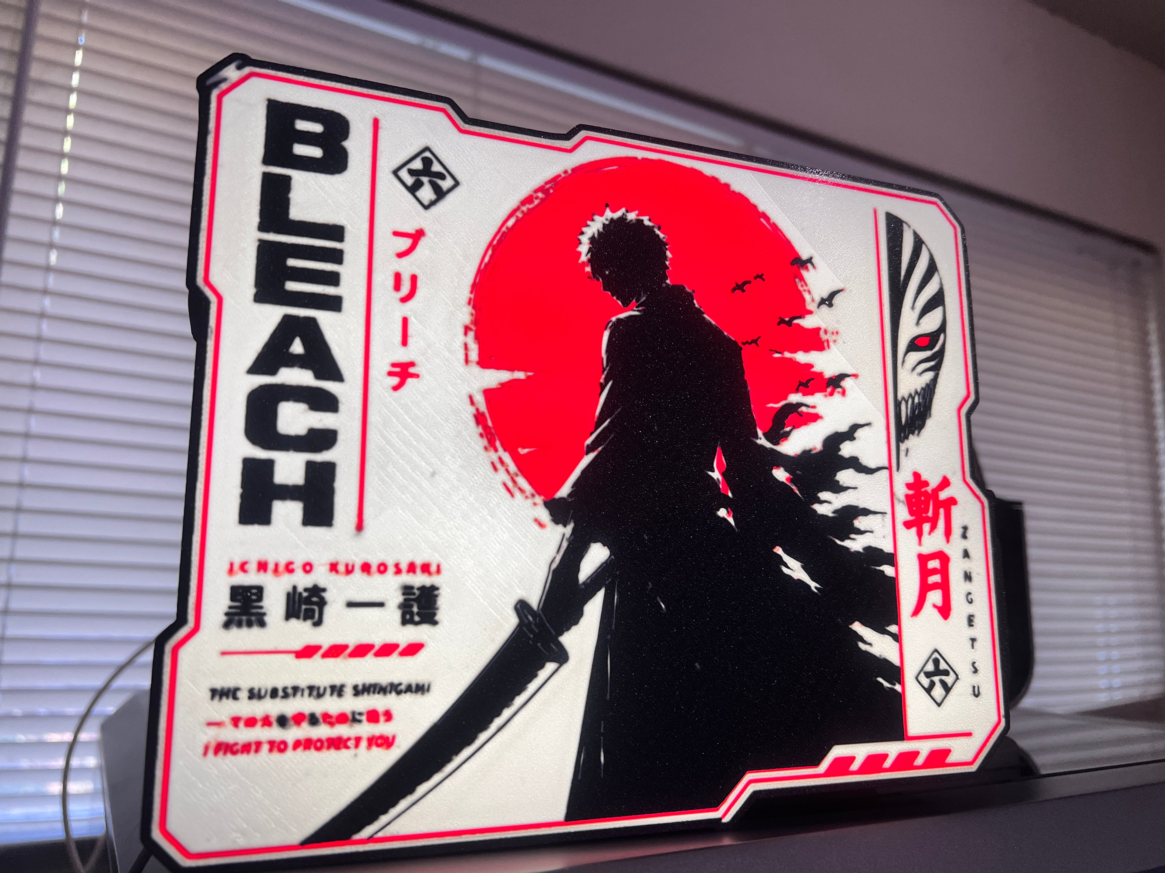 🔥 BLEACH Inspired Anime LED Desk Light 🔥