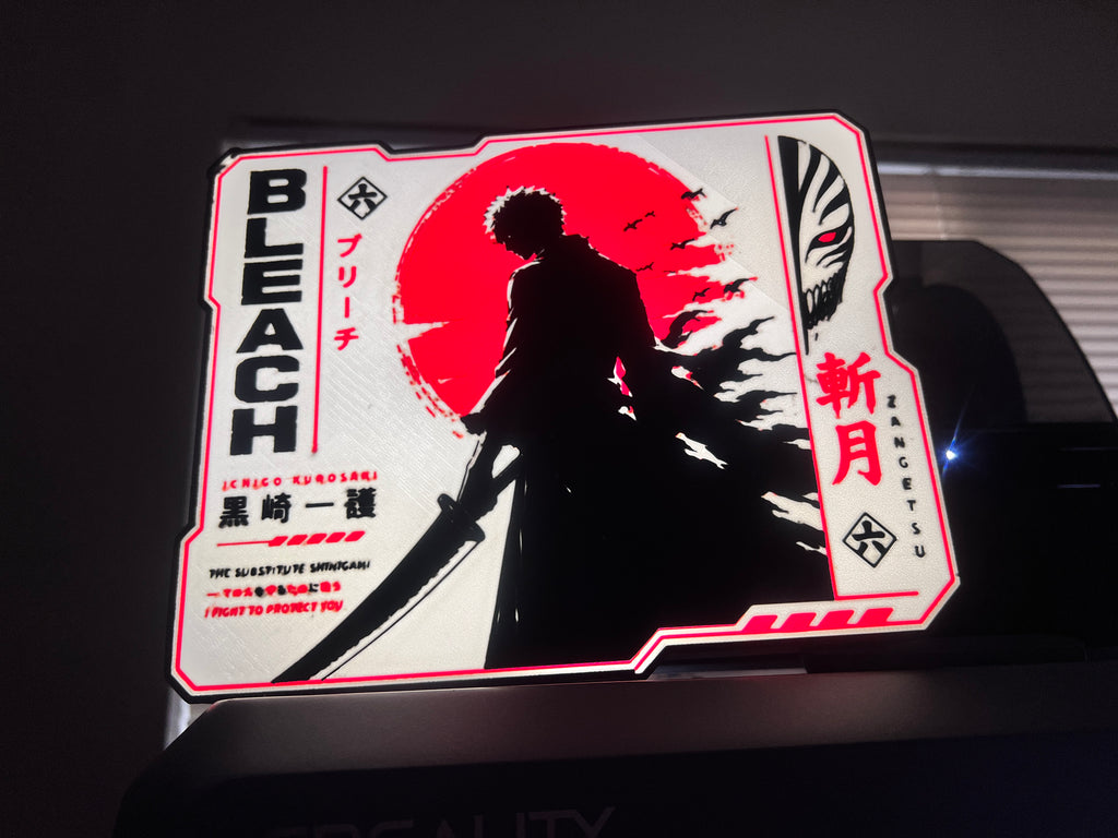 🔥 BLEACH Inspired Anime LED Desk Light 🔥