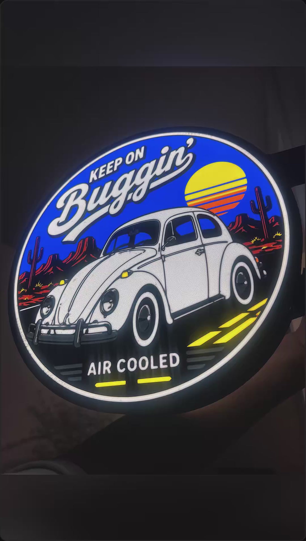 Keep On Buggin’ Double-Sided LED Service Style Display 12.5"